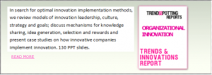Organizational Innovation Implementing innovation in organizations